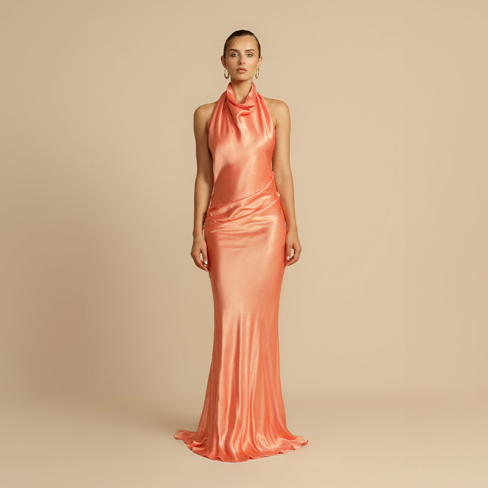 Isaline™ | Draped Fluid Dress