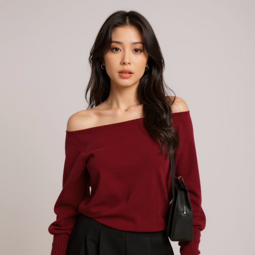 Ava™ | Off shoulder sweater
