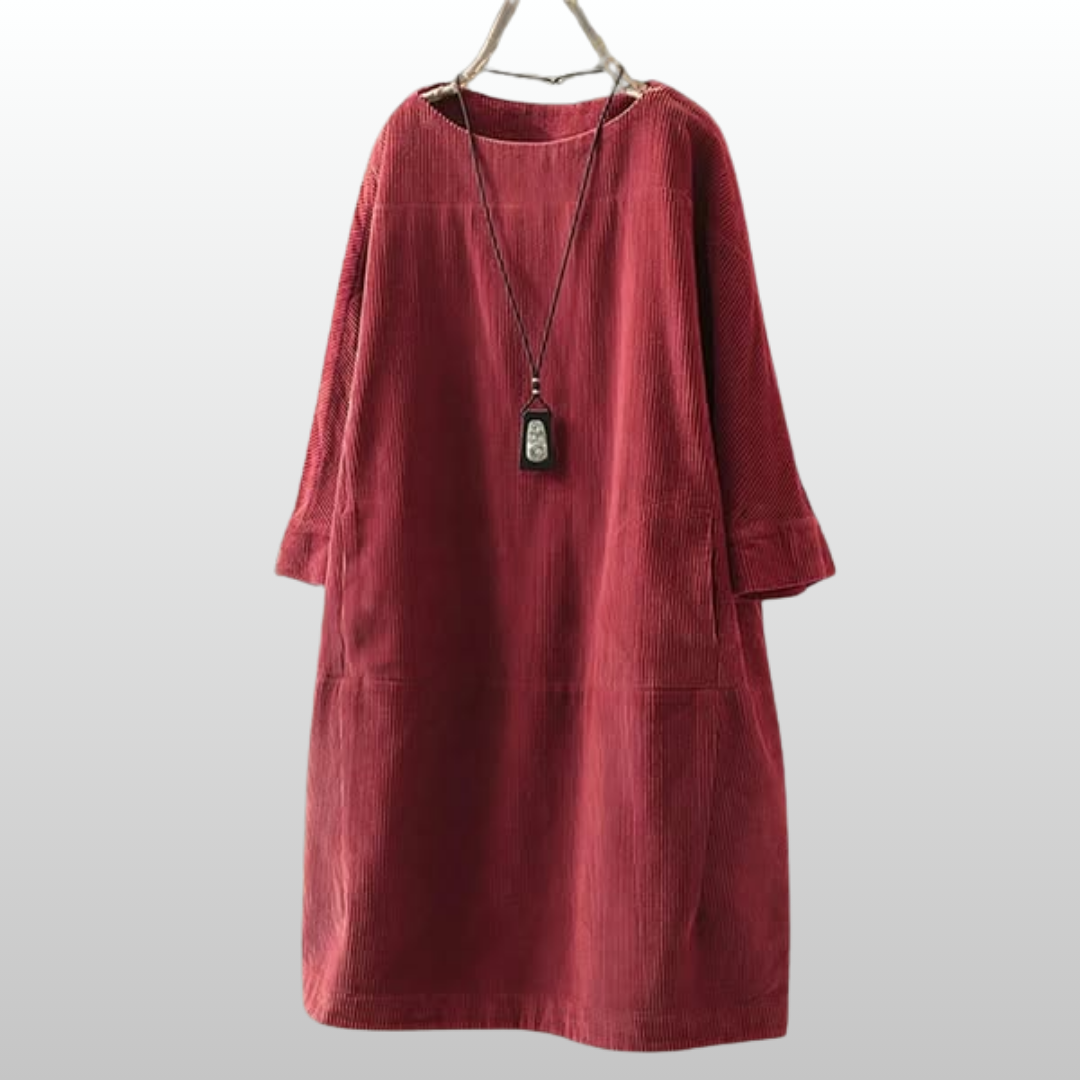Lyla™ | Soft corduroy dress