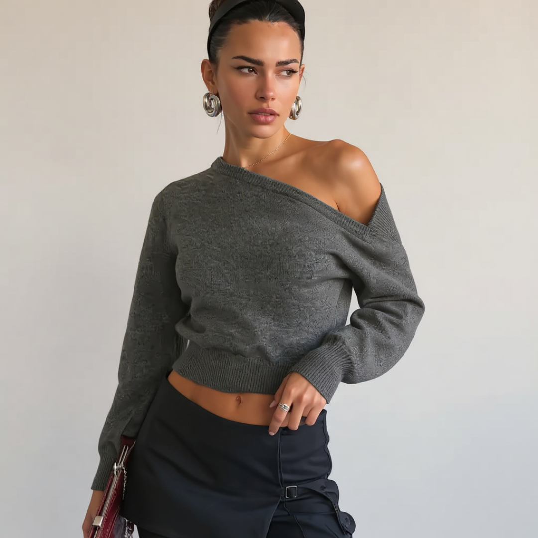 Juliette™ | One shoulder sweater