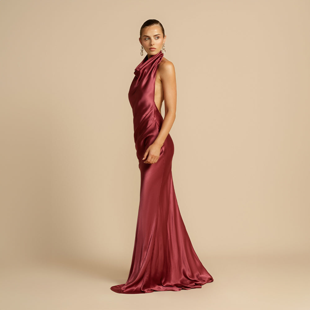 Isaline™ | Draped Fluid Dress