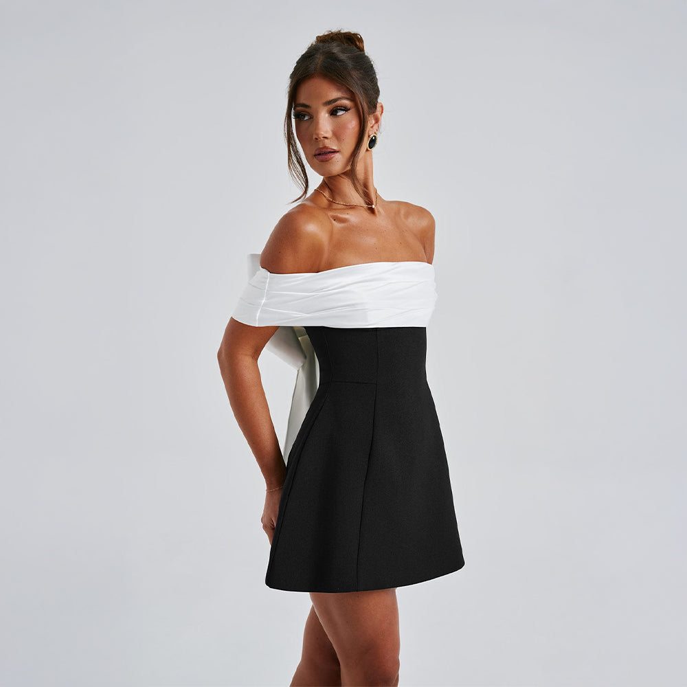 Ambre™ | Elegant Bardot Dress