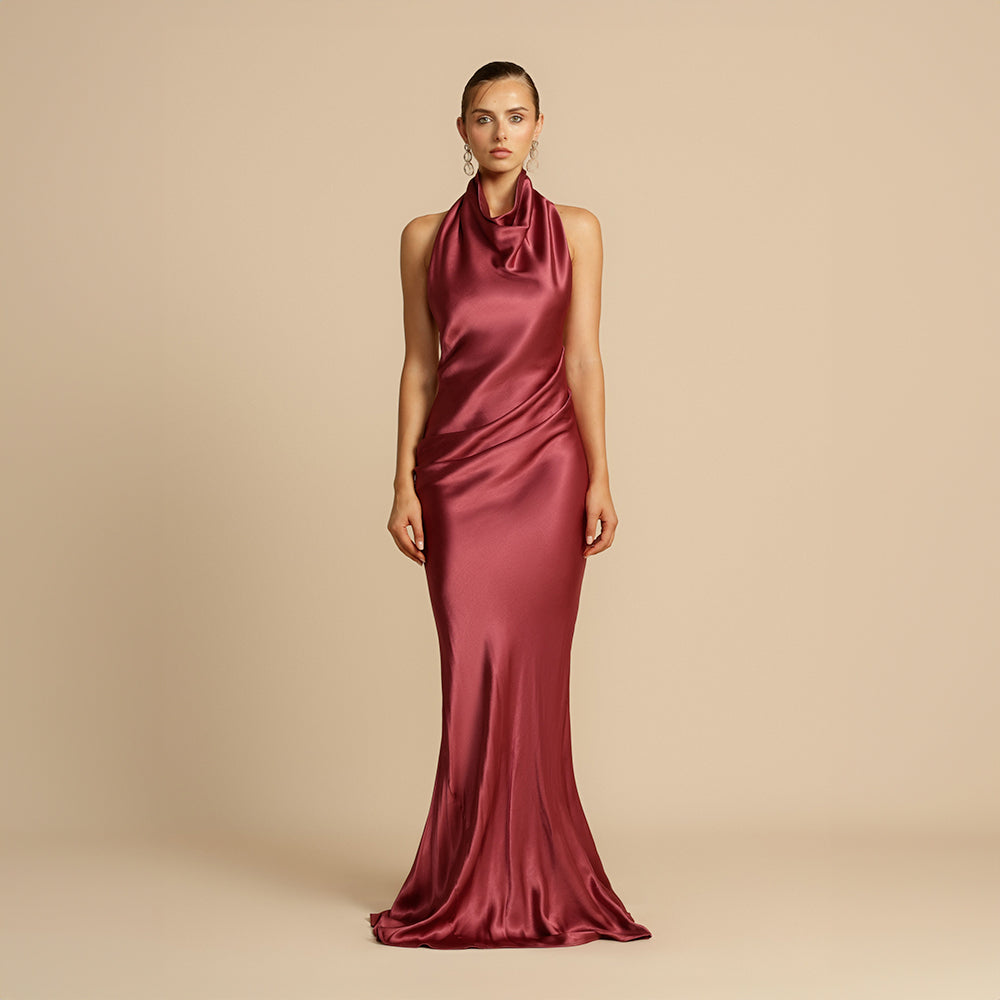Isaline™ | Draped Fluid Dress