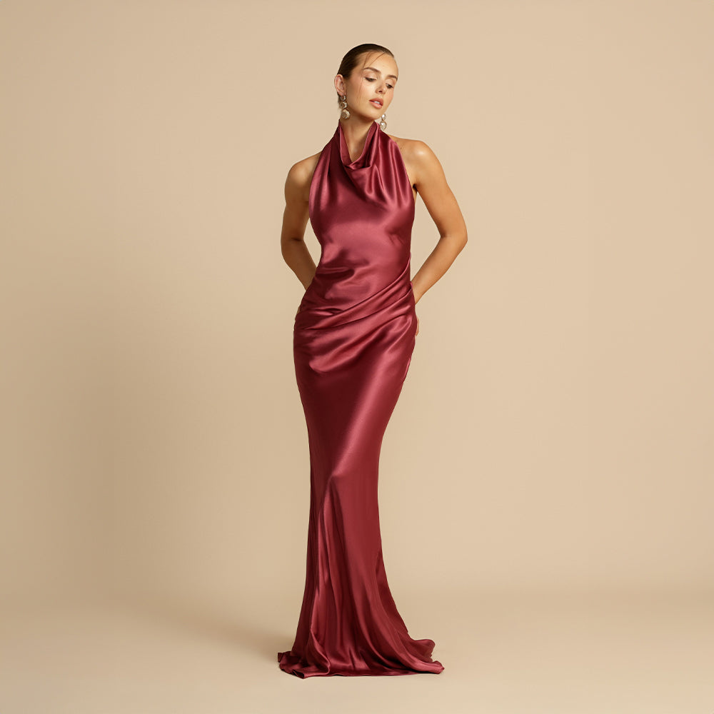 Isaline™ | Draped Fluid Dress