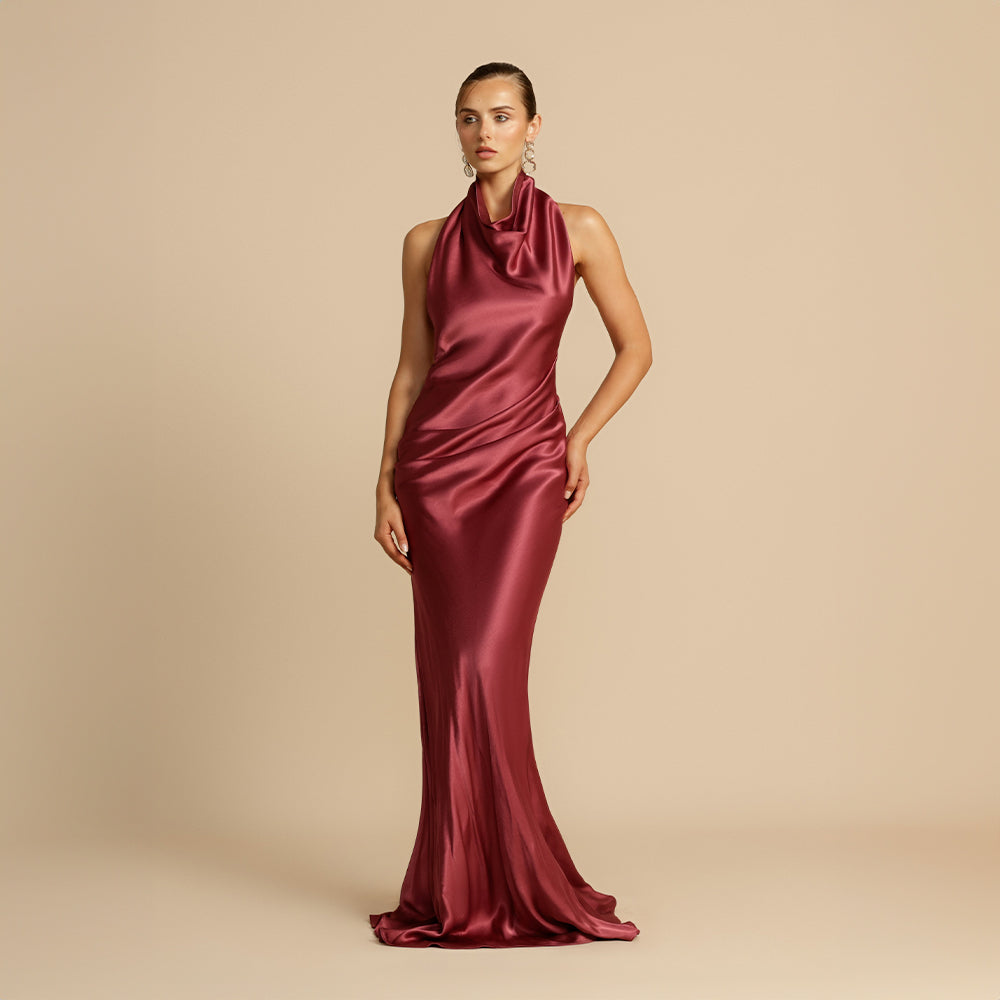 Isaline™ | Draped Fluid Dress