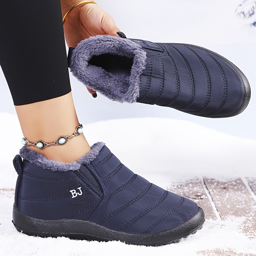 Victoria | Warm Winter Slip-On Boots.