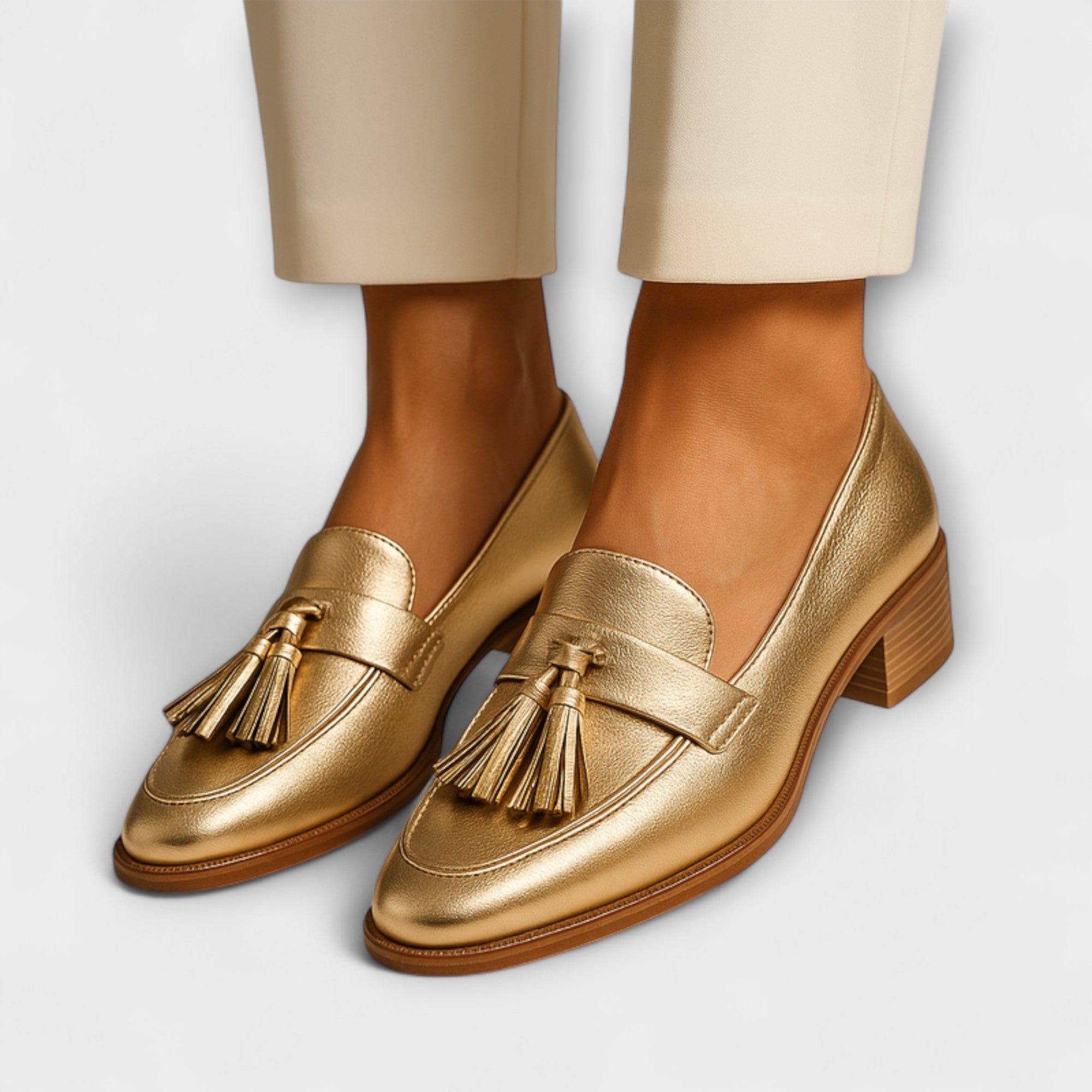 Celeste™ | Golden Loafers