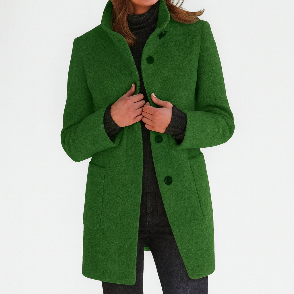 Ilse™ | Women's Coat with High Collar