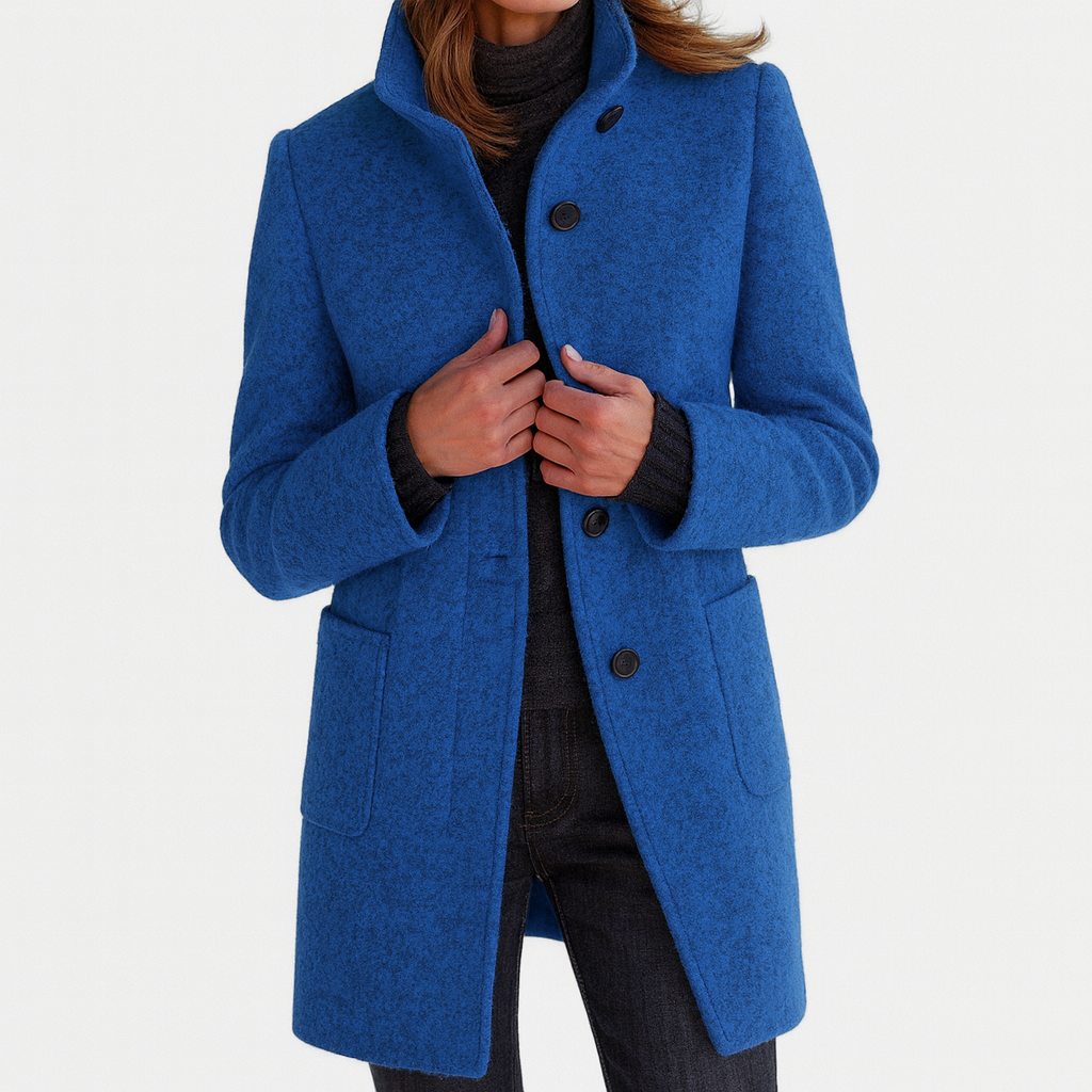 Ilse™ | Women's Coat with High Collar