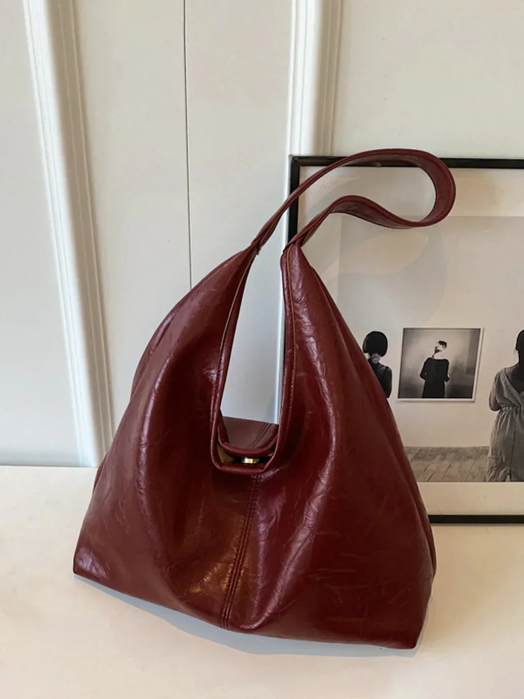 Lucy™ | Leisure Button Hobo Bag