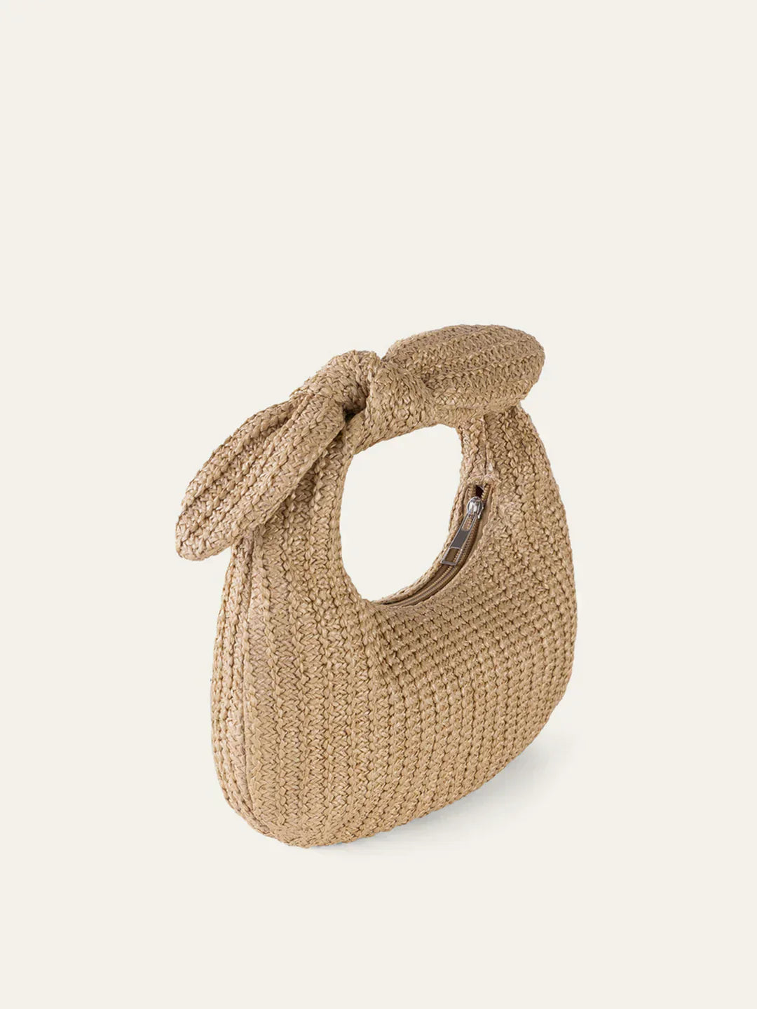 Isla™ | Vacation Style Bow Knot Detail Straw Bag