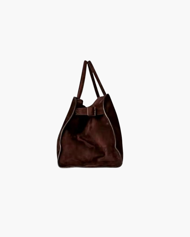 Claire™ | Velvet Henna Handbag