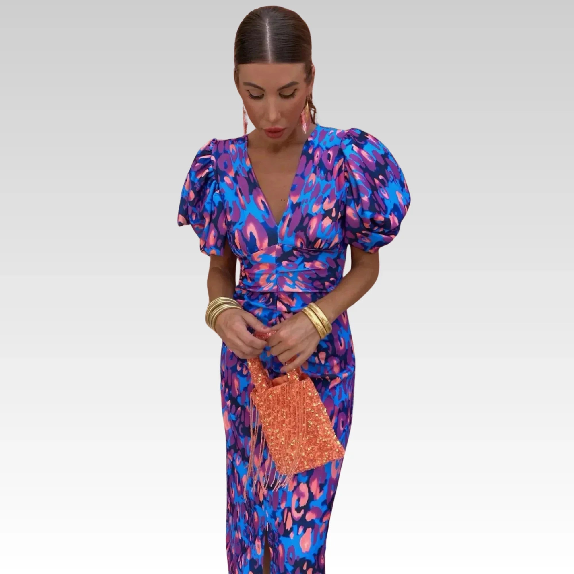 Donatella™ | Long and Colourful Dress