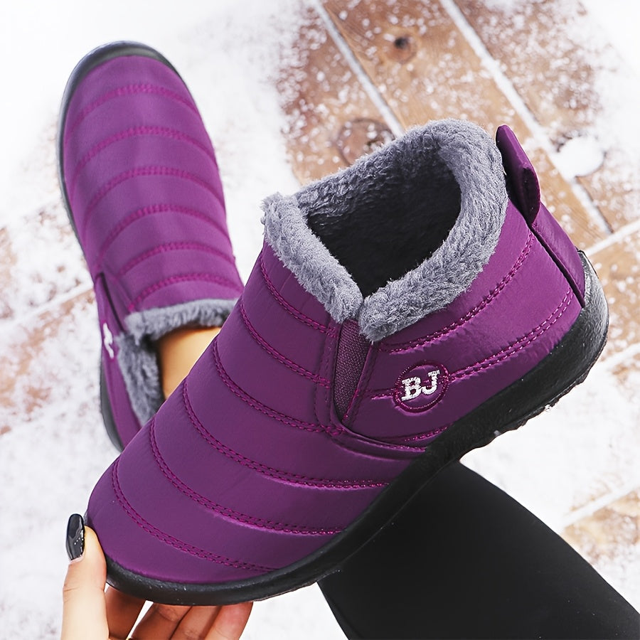 Victoria | Warm Winter Slip-On Boots.