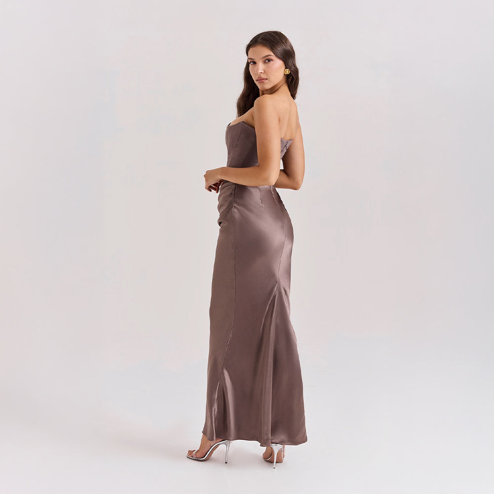 Elena™ | Satin Evening Dress