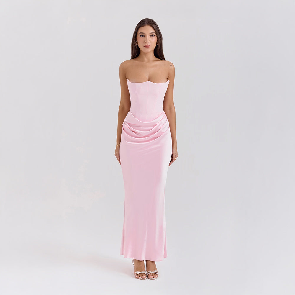 Elena™ | Satin Evening Dress