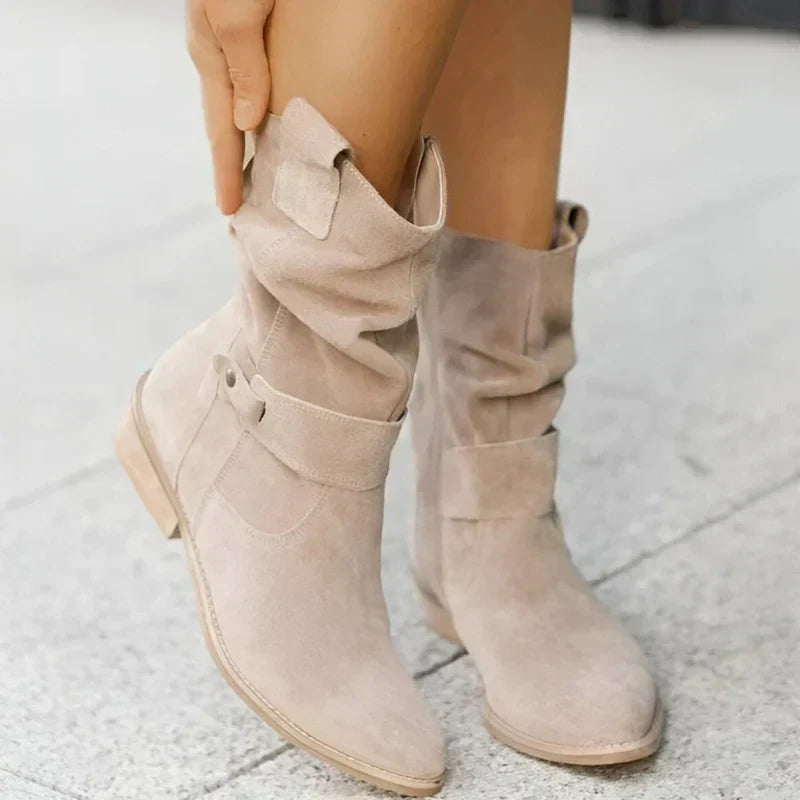Francince™ | Low Heel Ankle Boots