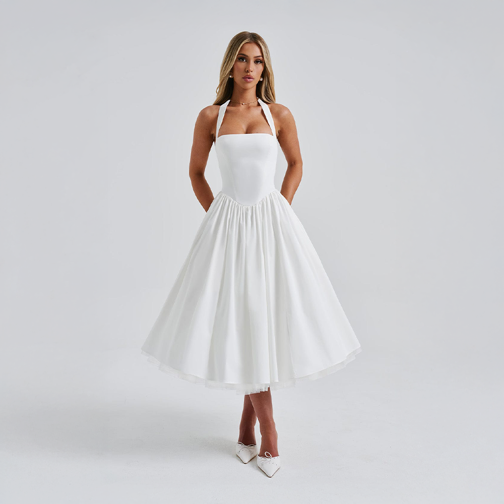 Monétine™ | Midi Corset Dress