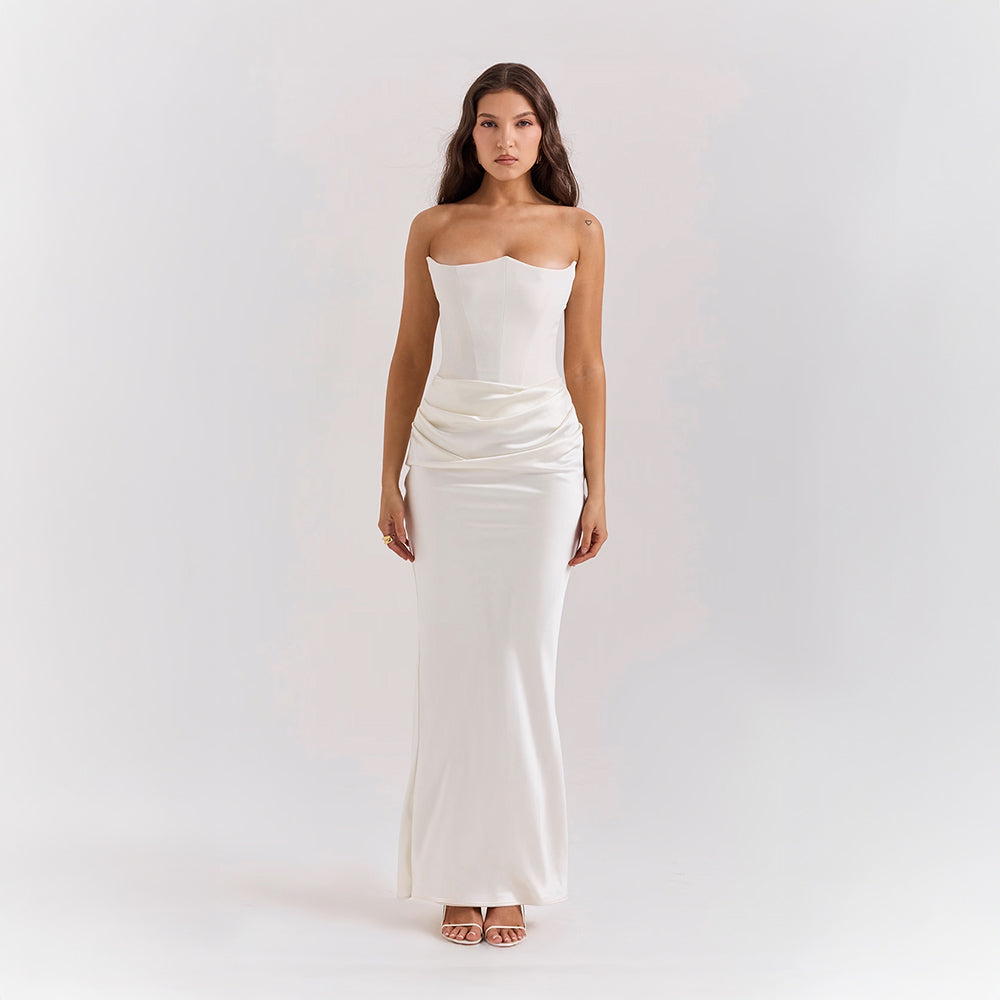 Elena™ | Satin Evening Dress