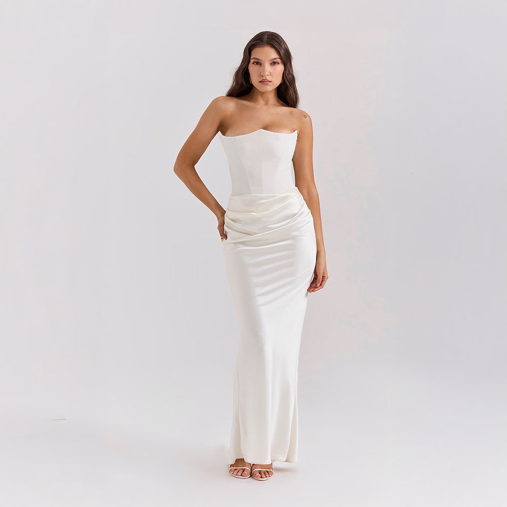 Elena™ | Satin Evening Dress