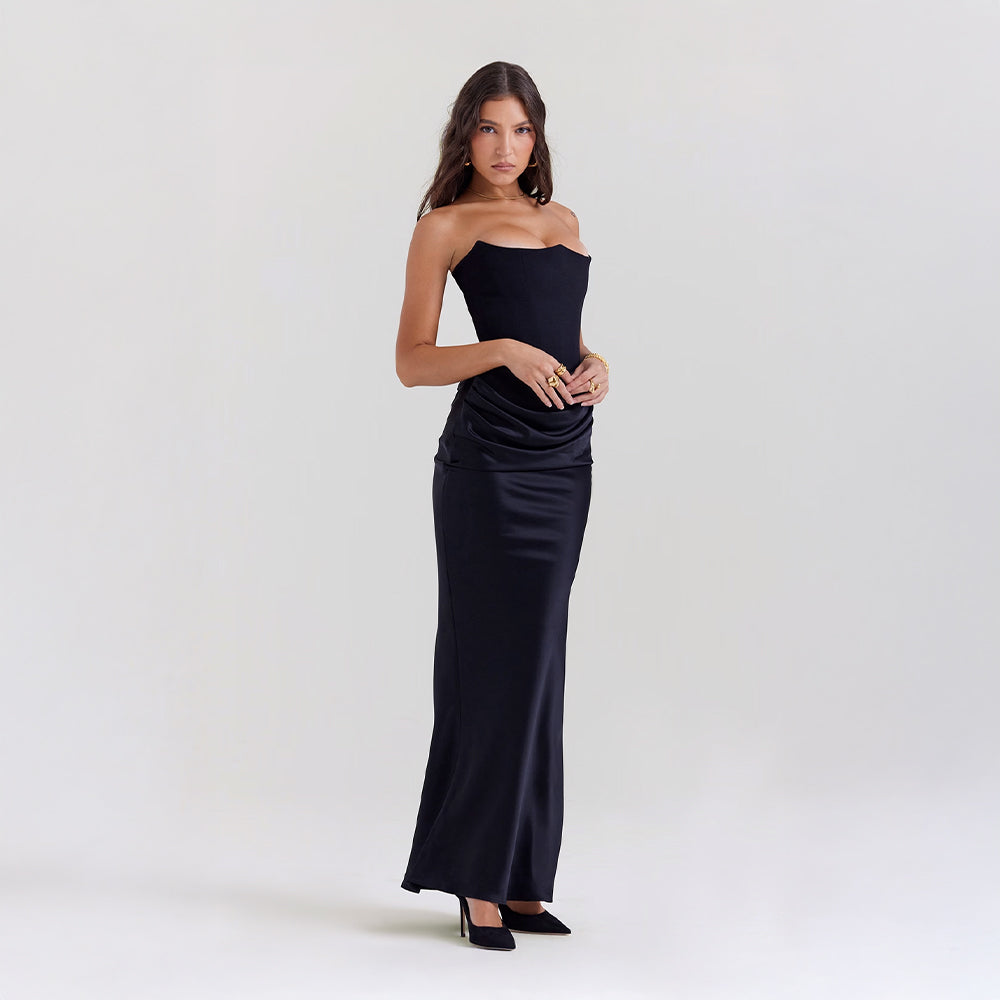 Elena™ | Satin Evening Dress