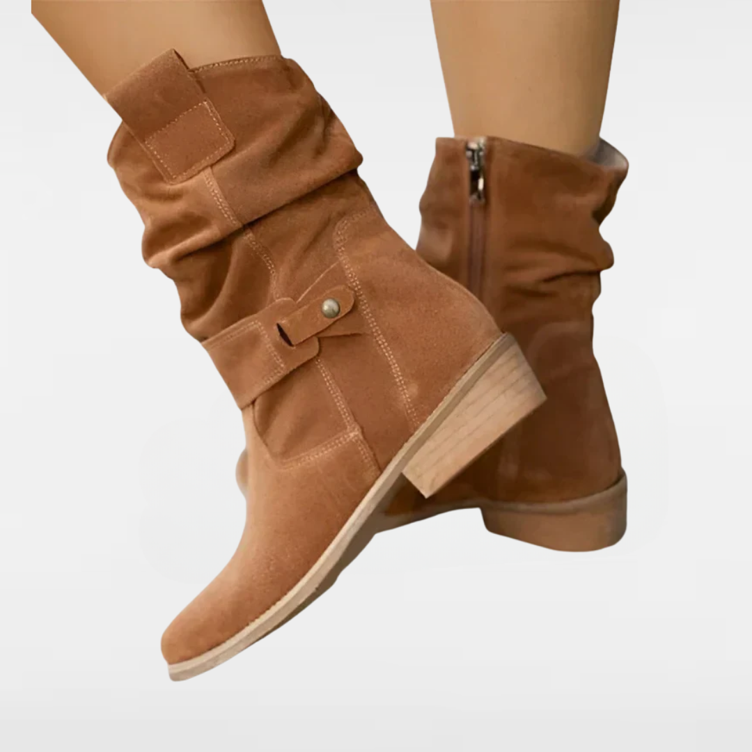 Francince™ | Low Heel Ankle Boots