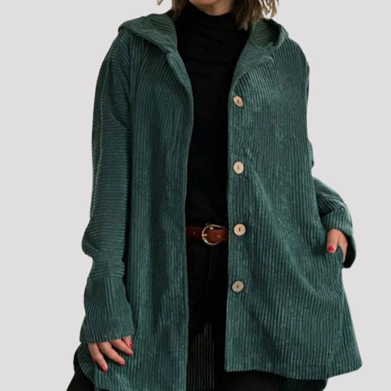 Sophia™ | Casual Velvet Hooded Jacket