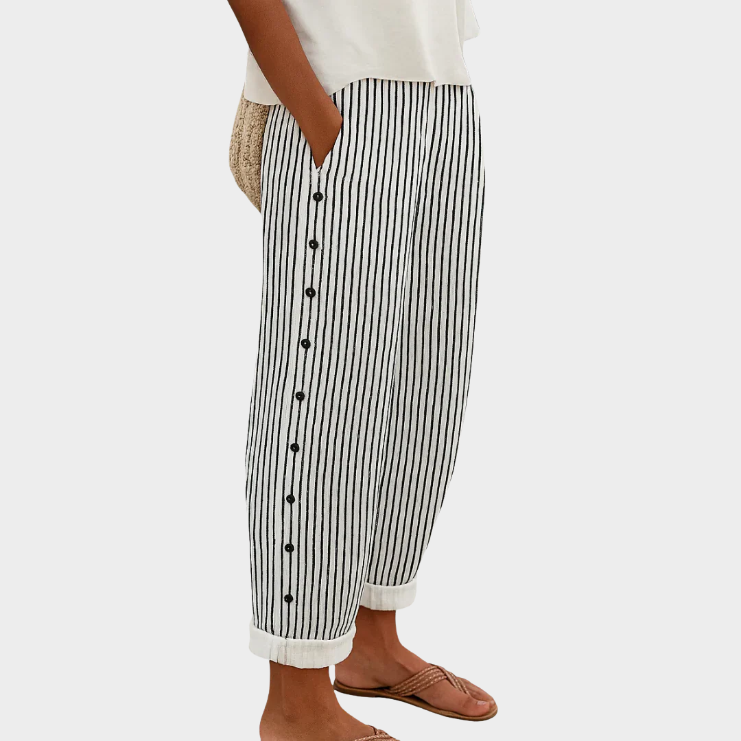 Rea™ | Comfortable Striped Casual Pants