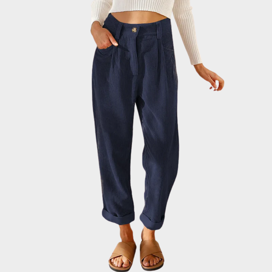Misty™ | Comfortable High-Waist Corduroy Pants