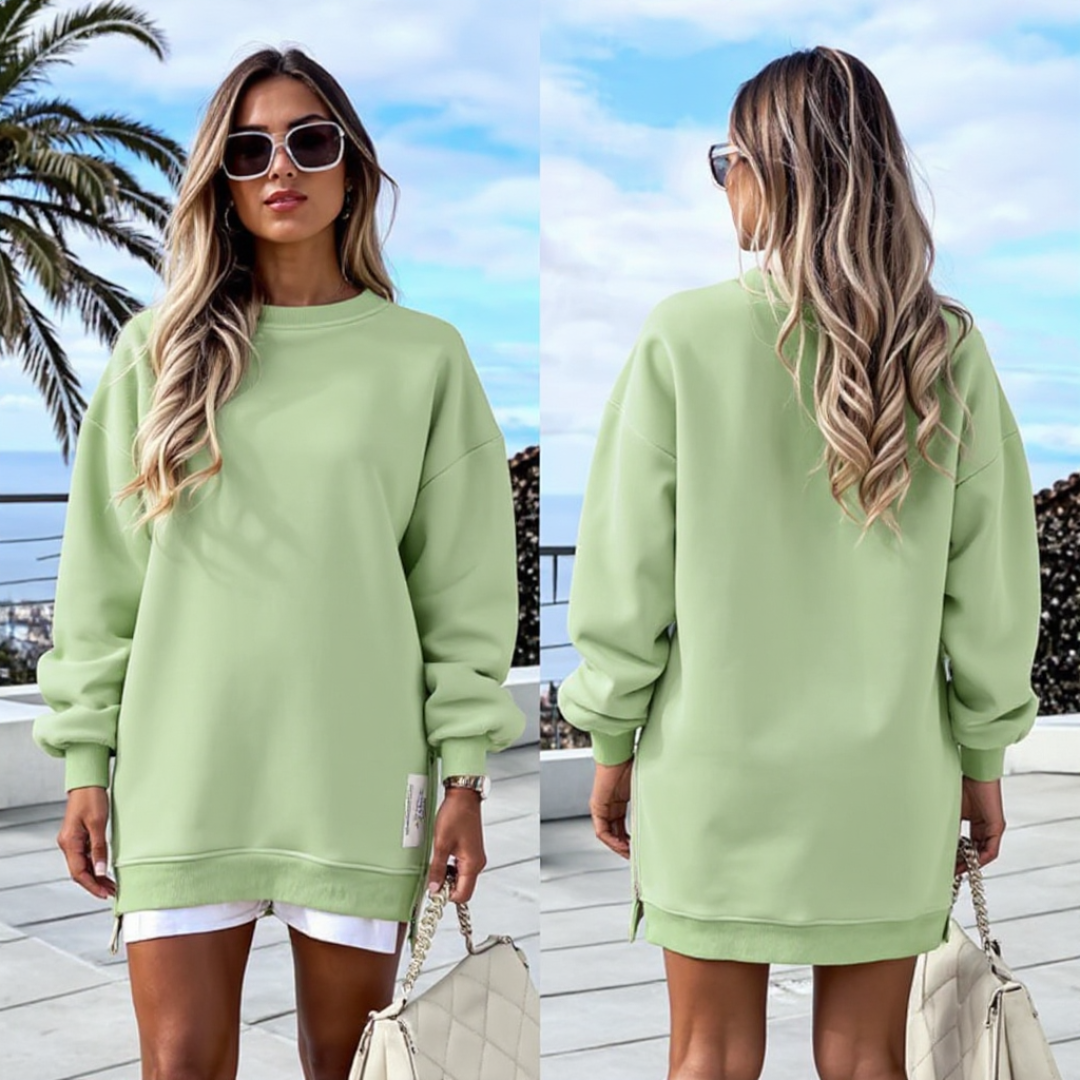 Lunira™ | Solid Color Short Sweater