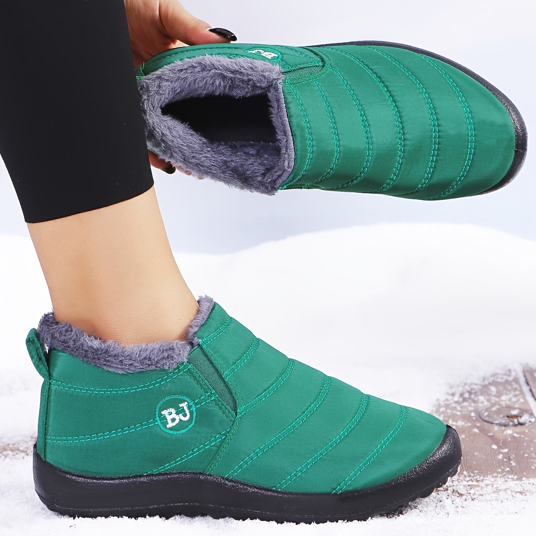 Victoria | Warm Winter Slip-On Boots.