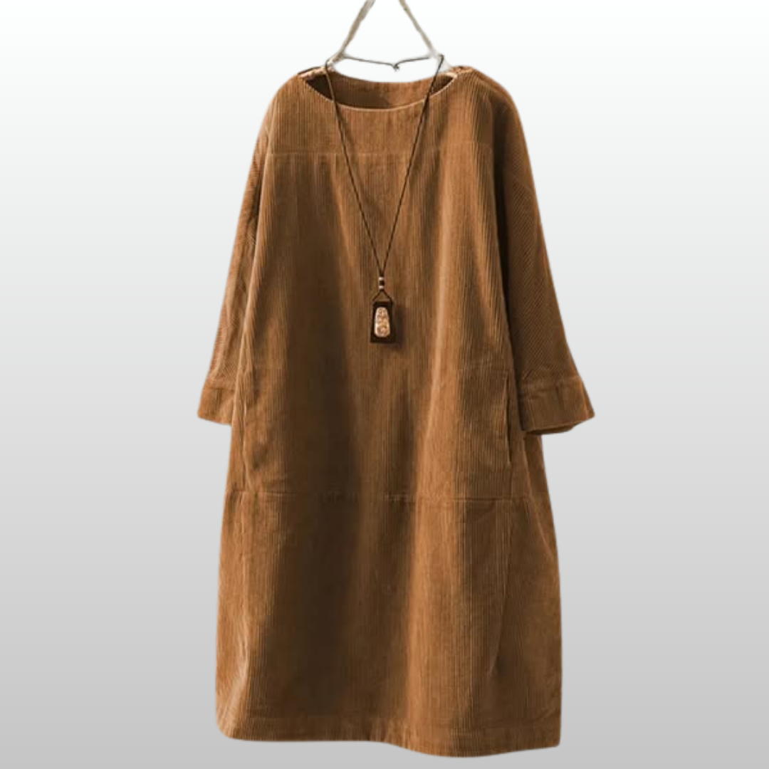 Lyla™ | Soft corduroy dress