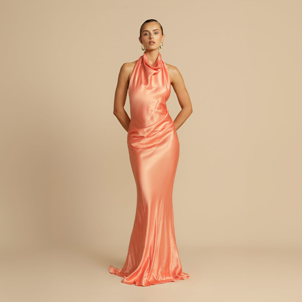 Isaline™ | Draped Fluid Dress