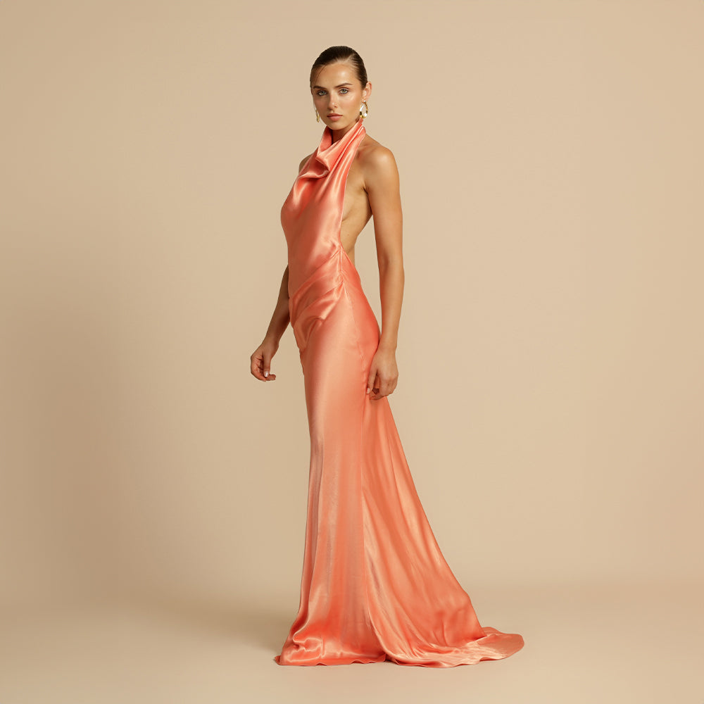 Isaline™ | Draped Fluid Dress