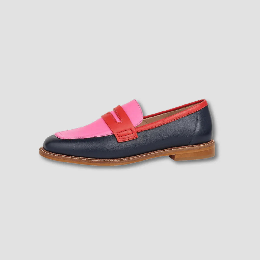 Nyla™ | Color Block Loafers in Casual Style