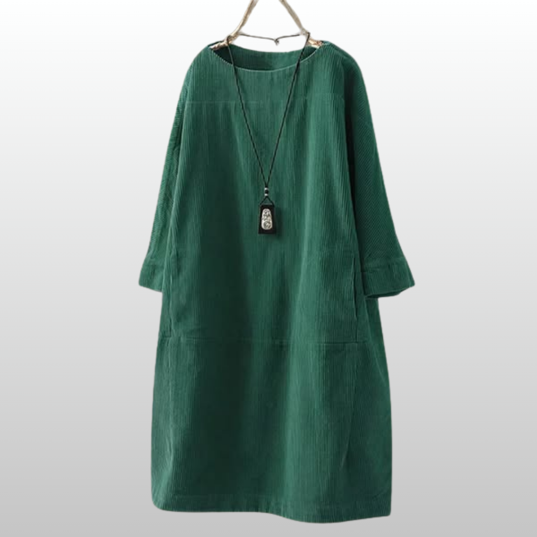 Lyla™ | Soft corduroy dress