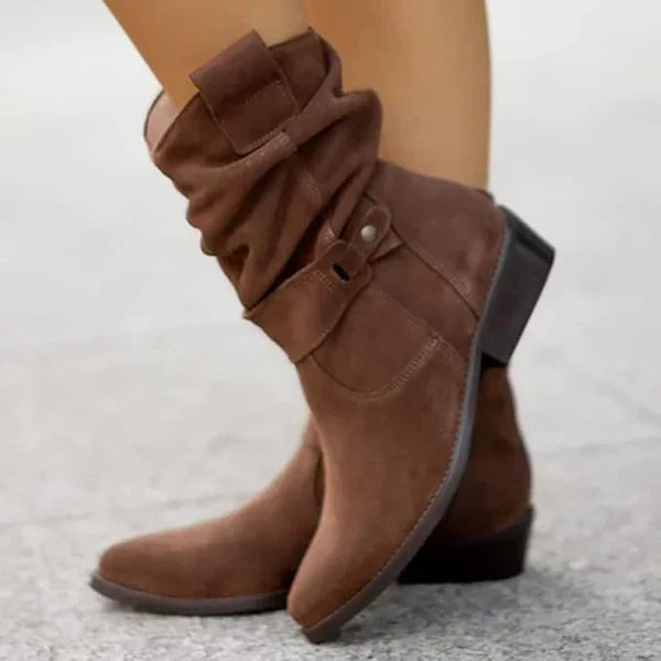 Francince™ | Low Heel Ankle Boots