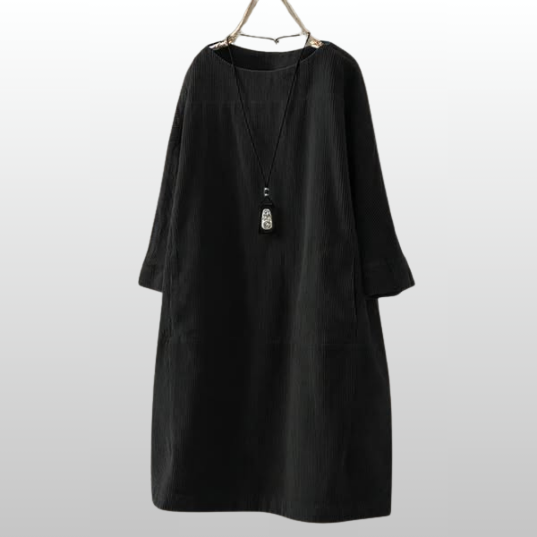 Lyla™ | Soft corduroy dress