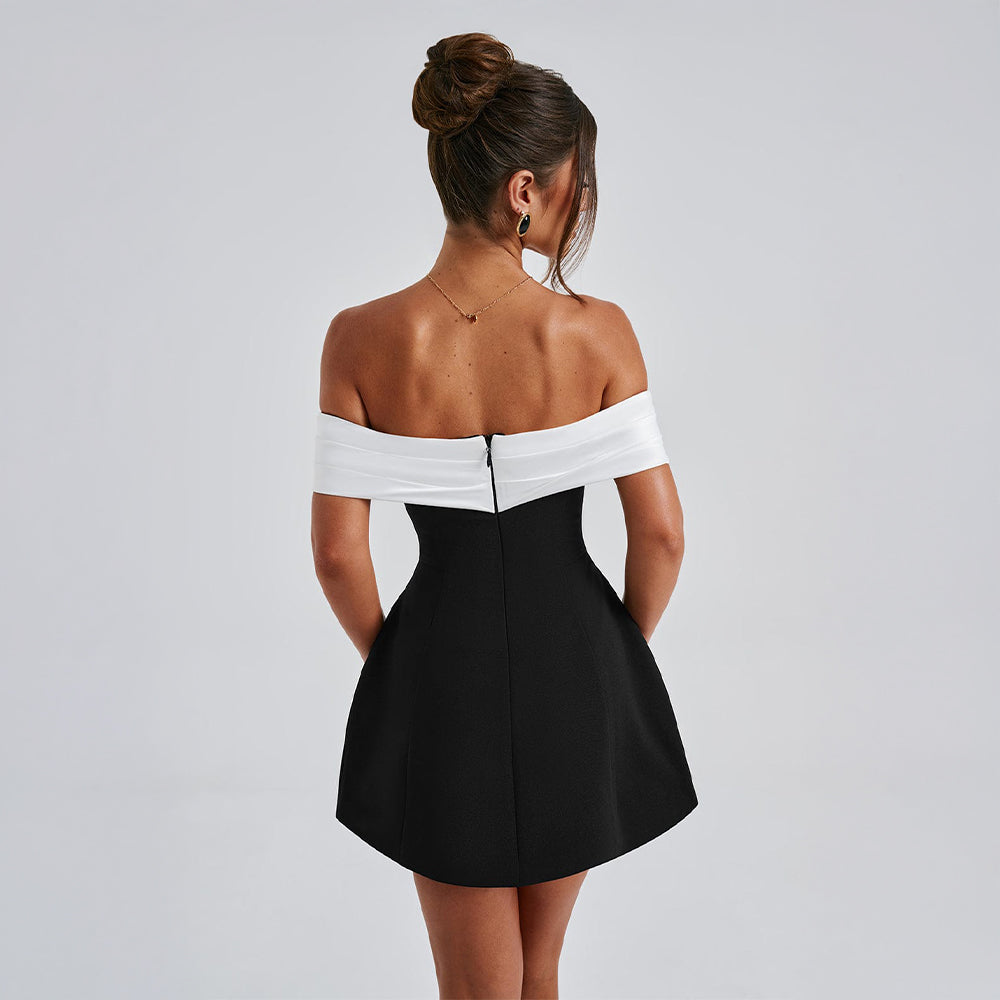 Ambre™ | Elegant Bardot Dress