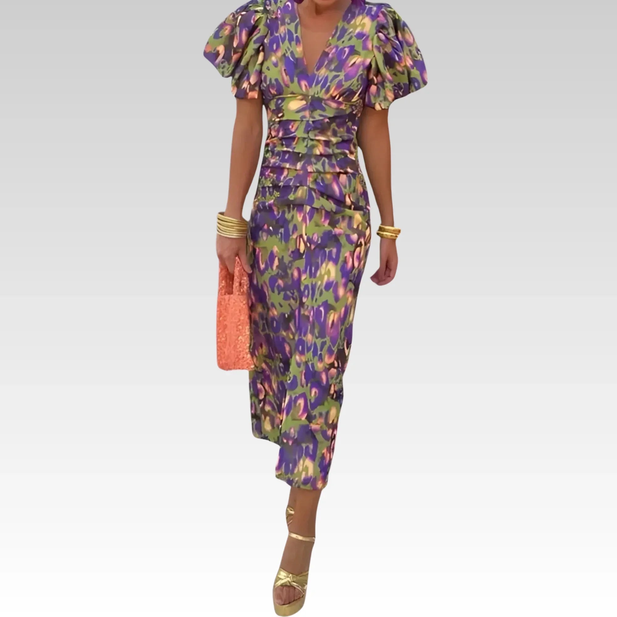 Donatella™ | Long and Colourful Dress