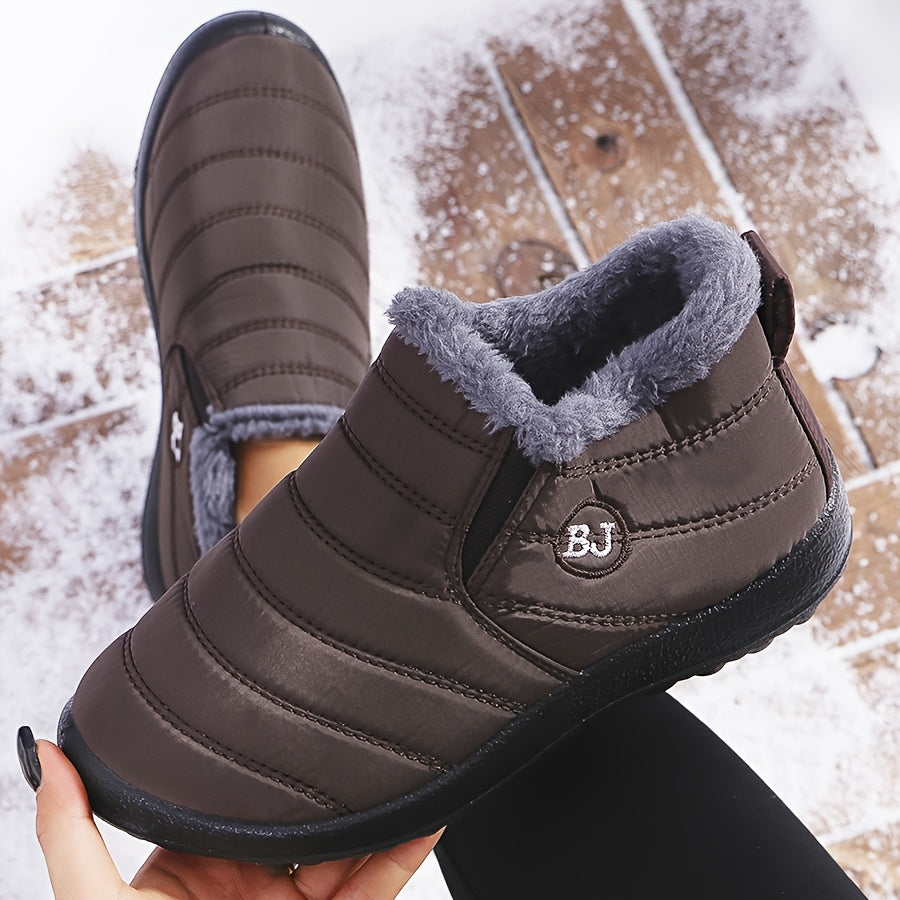 Victoria | Warm Winter Slip-On Boots.