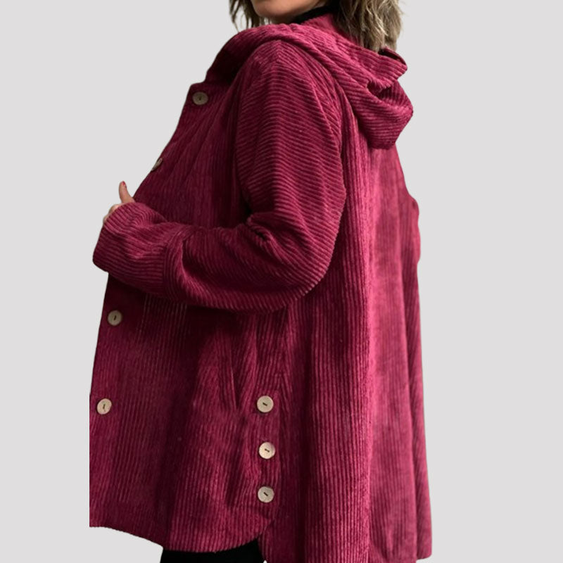 Sophia™ | Casual Velvet Hooded Jacket