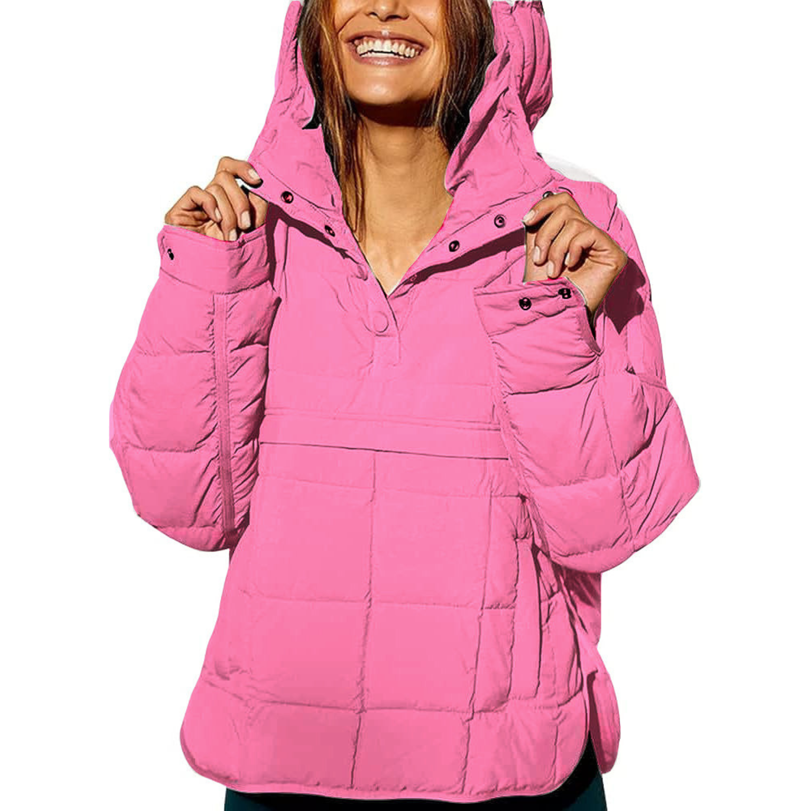 Joy™ | Oversized Hooded Pullover Hooded Jacket