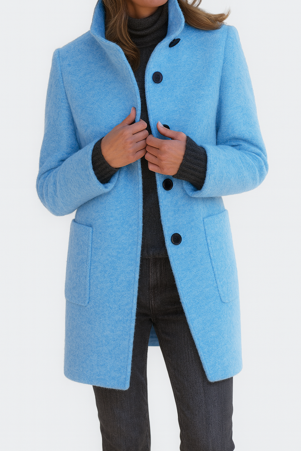 Ilse™ | Women's Coat with High Collar