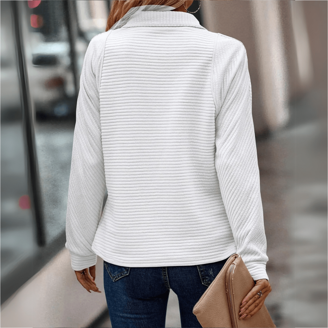Jenica™ | Chic Half-Zip Pullover