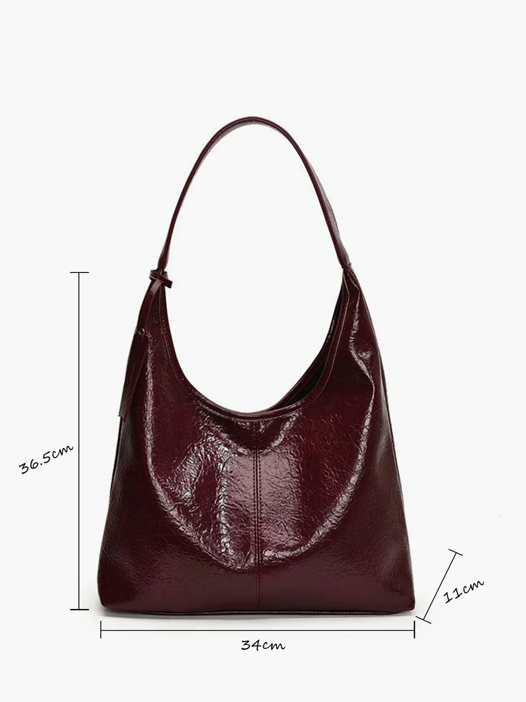 Lucy™ | Leisure Button Hobo Bag