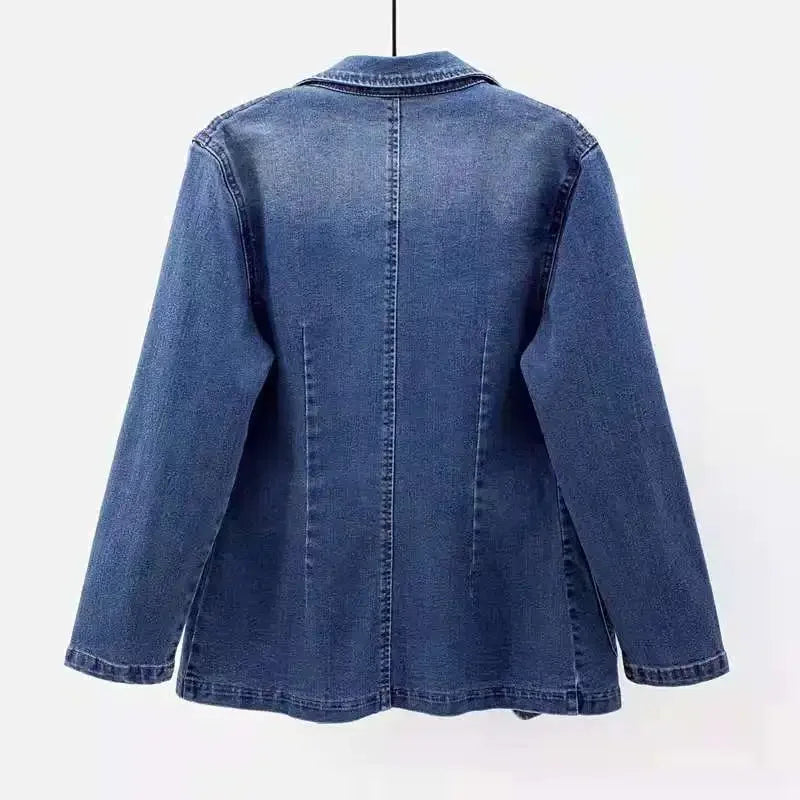 Angèle | Veste en Jean Élégante à Coupe Moderne