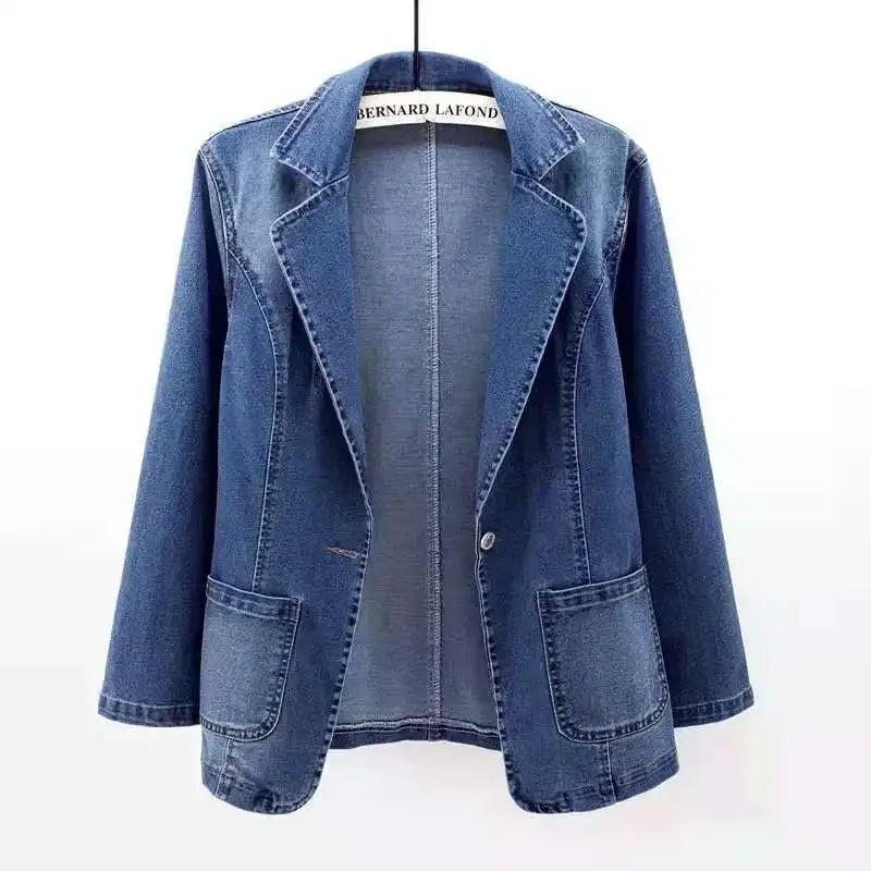Angèle | Veste en Jean Élégante à Coupe Moderne