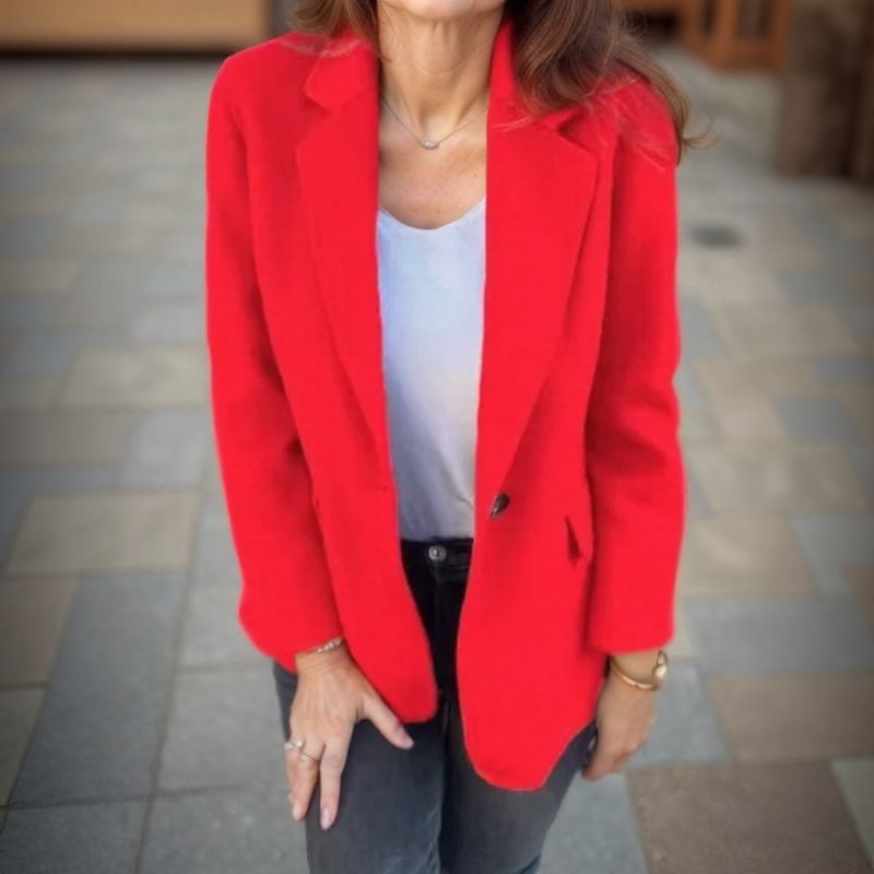 Charly | Blazer doux à fermeture boutonnée