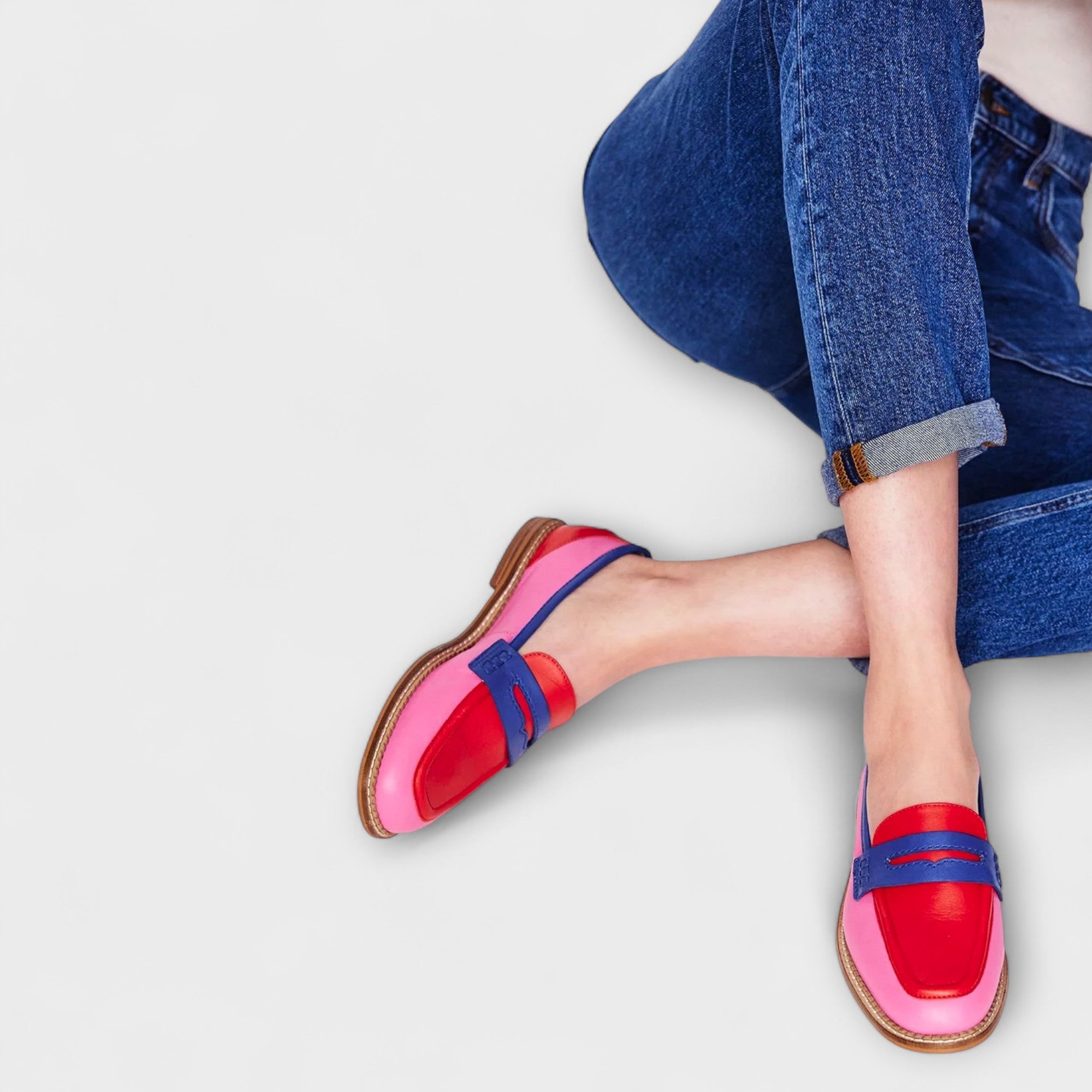 Marigold™ | Colorful patchwork with round toe